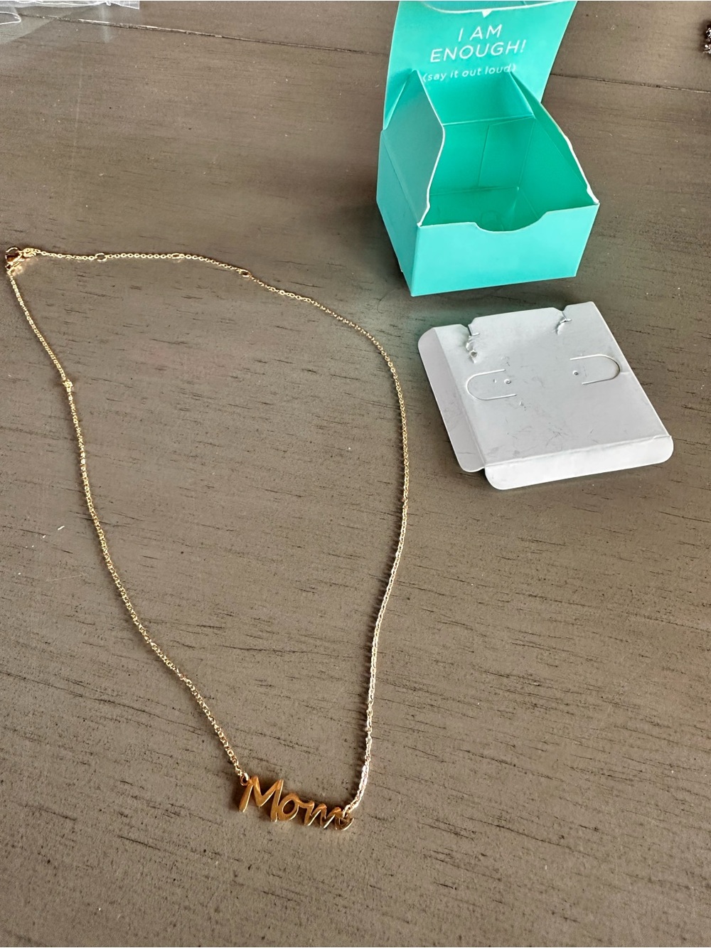 NEW Origami Owl MOM Gold tone Necklace